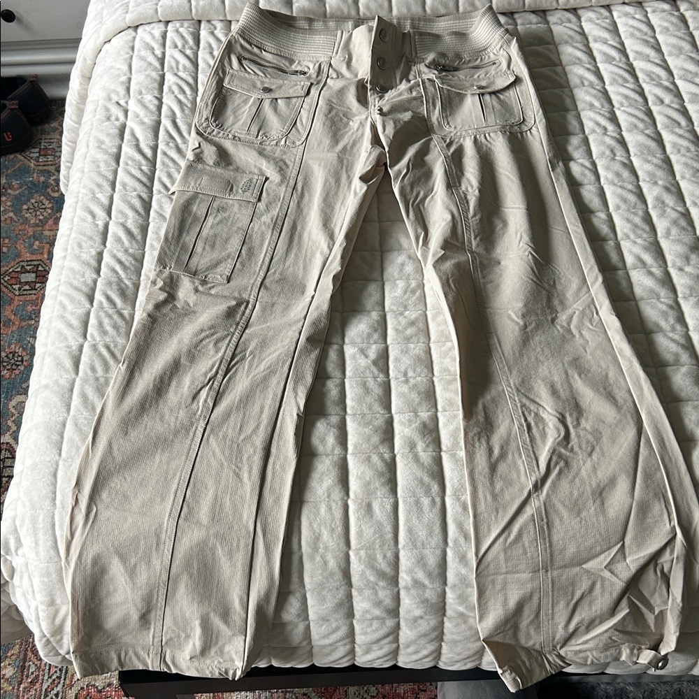 Stylish Cream Boot Cut Pants